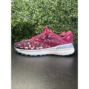 Brooks Adrenaline GTS 22 Shoes Womens Size 10 B Pink Leopard Sneakers